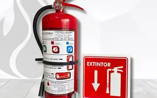 Extintor y señalización FLAMEX